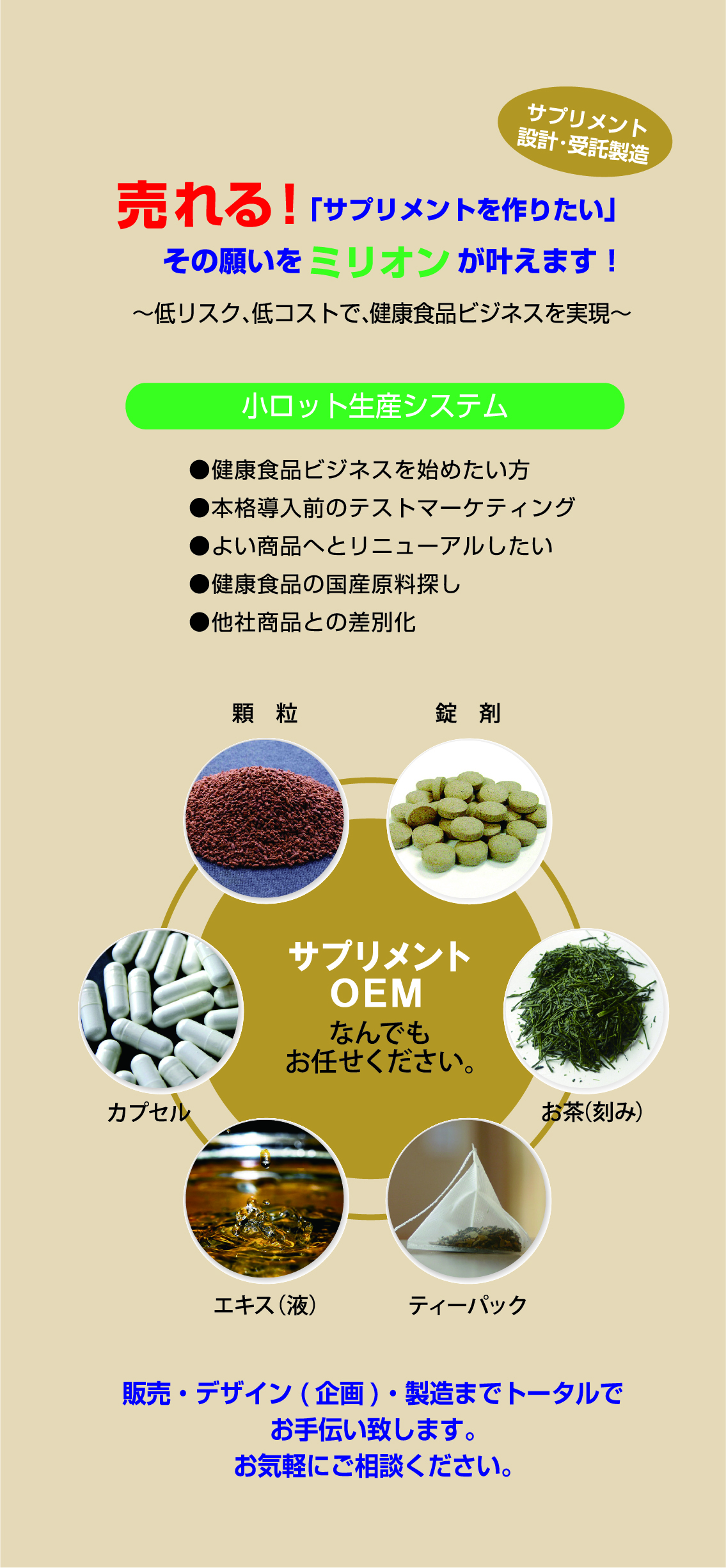 サプリメントOEM